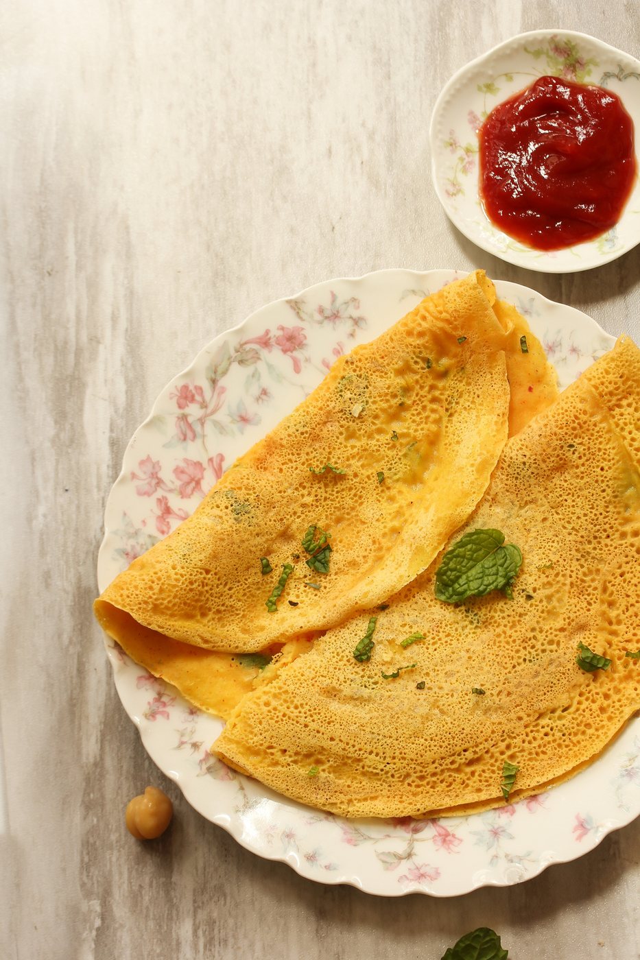 Chickpea pancakes
