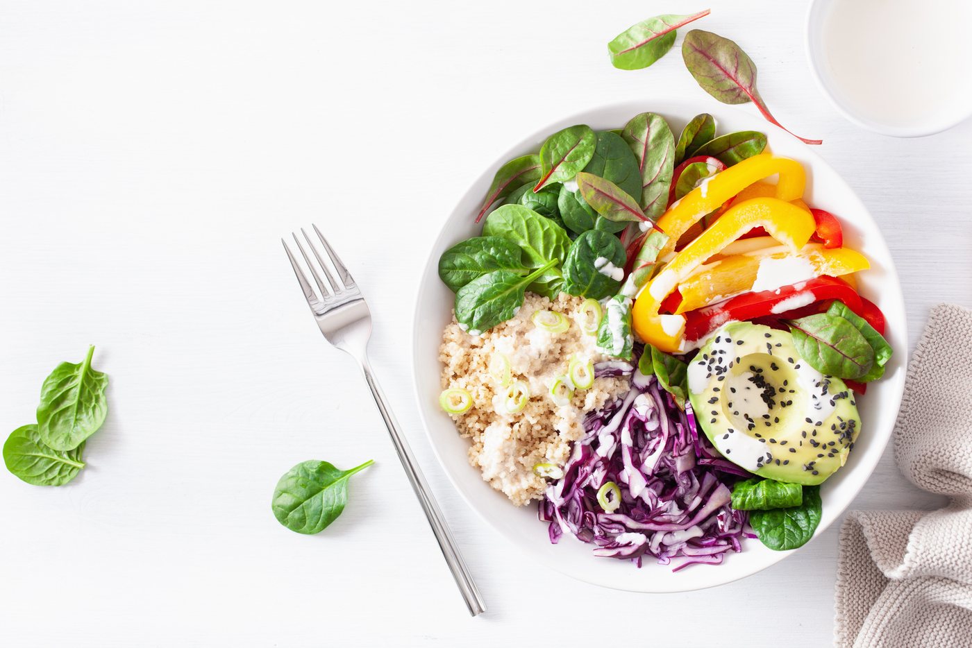 High protein buddha bowl