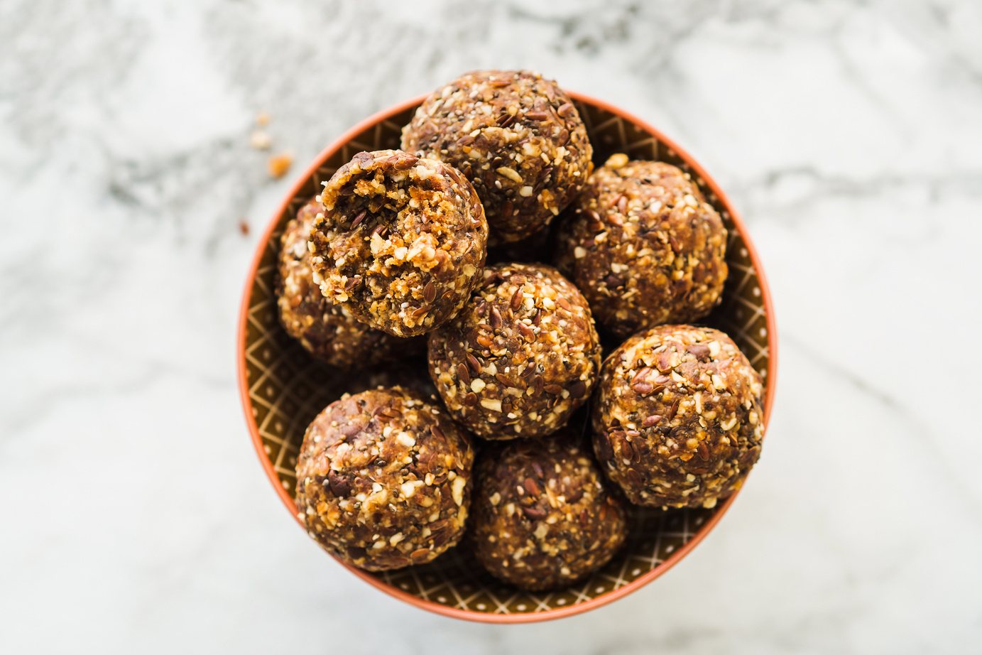 Peanut and jaggery energy balls
