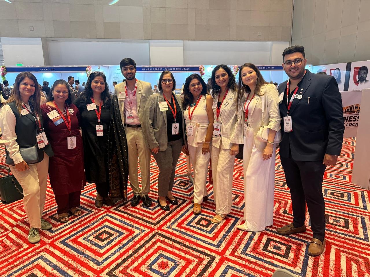Delegates at a business networking meet.