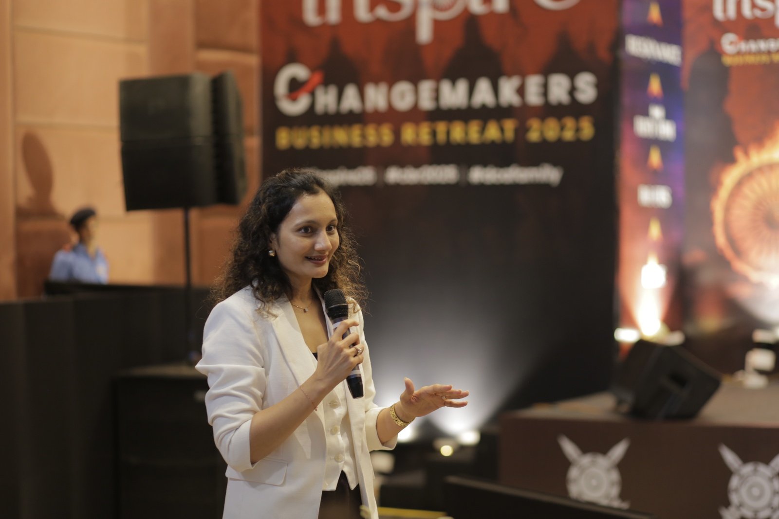 At the Changemakers Business Retreat 2025.