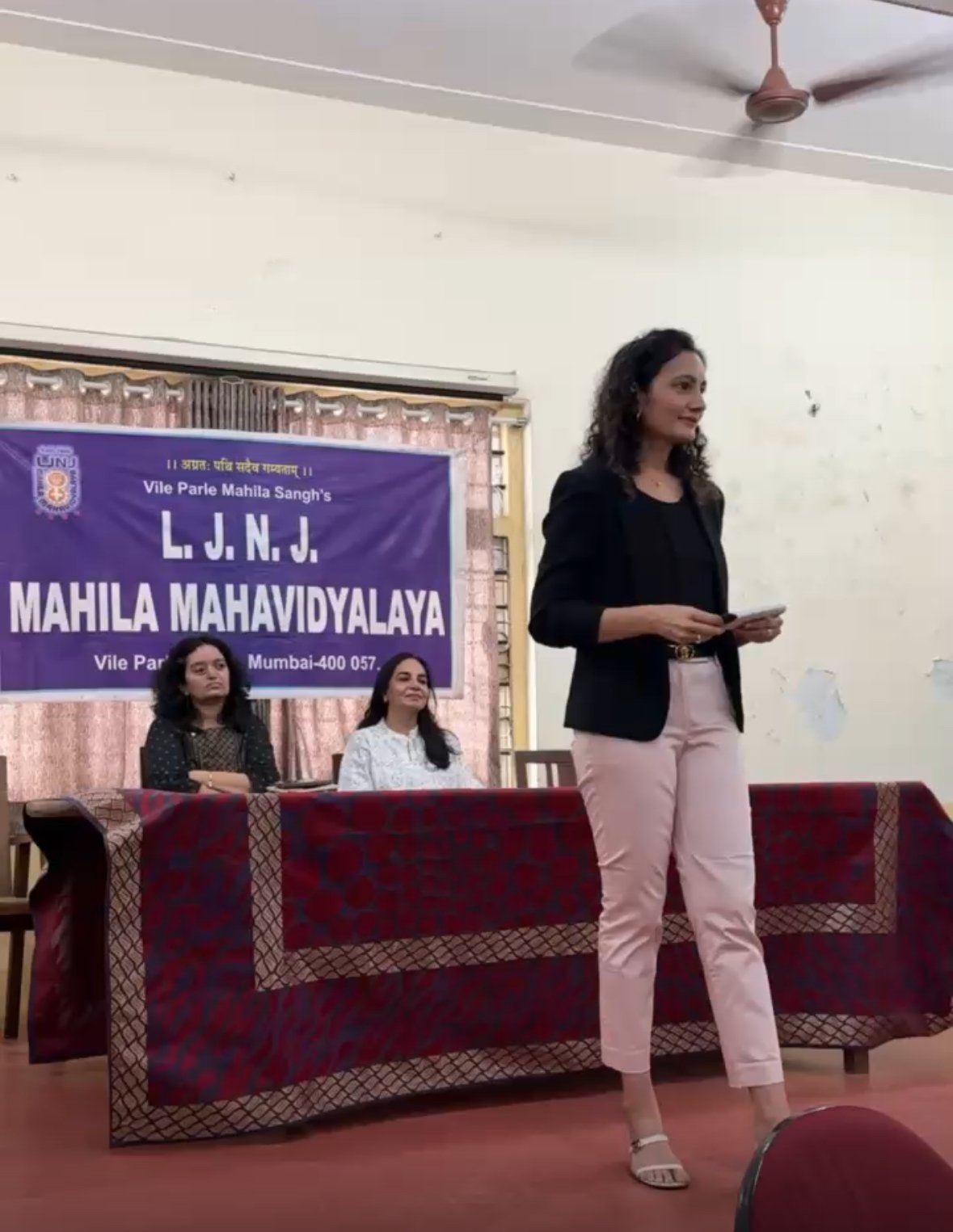A session for students.