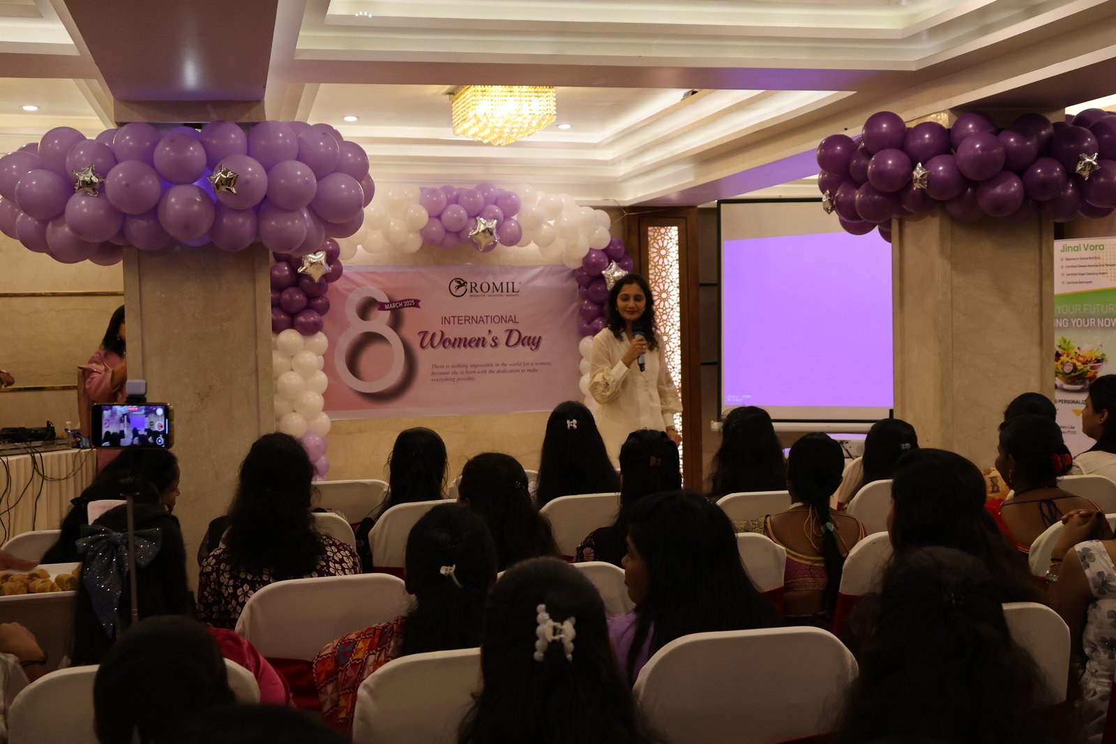 An International Women’s Day session.