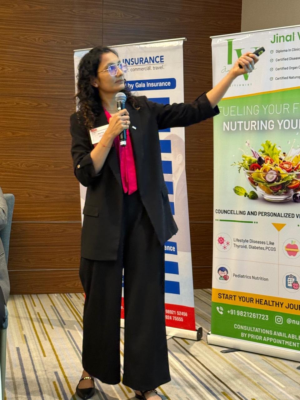 At a wellness event.